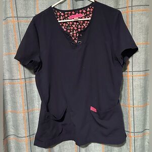 Betsey Johnson scrub top